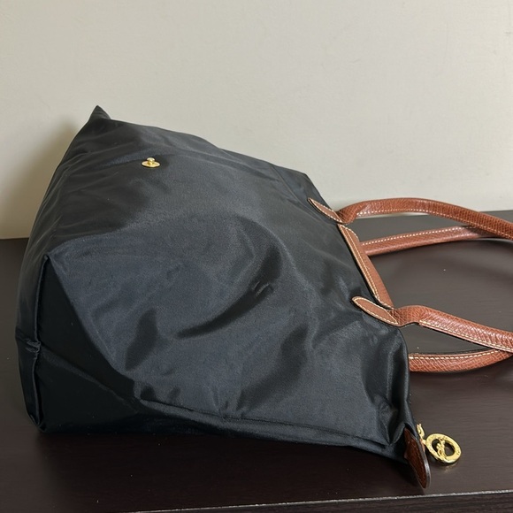Longchamp LE PLIAGE ORIGINAL S TOTE BAG Black Recycled Canvas - Picture 7 of 16
